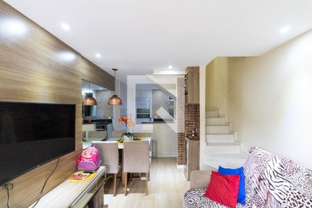 Sala de casa de condomínio para alugar com 2 quartos, 60m² em Campo Grande, Rio de Janeiro