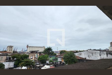 Vista da Sala de apartamento para alugar com 3 quartos, 78m² em Macuco, Santos