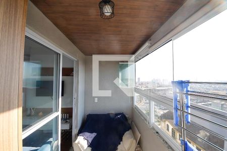 Varanda Sala de apartamento à venda com 2 quartos, 45m² em Jardim Adutora, São Paulo