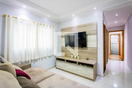 Sala de apartamento à venda com 2 quartos, 160m² em Vila Cecília Maria, Santo André