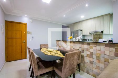 Sala de apartamento à venda com 2 quartos, 160m² em Vila Cecília Maria, Santo André