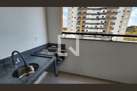 Varanda gourmet de apartamento para alugar com 2 quartos, 64m² em Engordadouro, Jundiaí