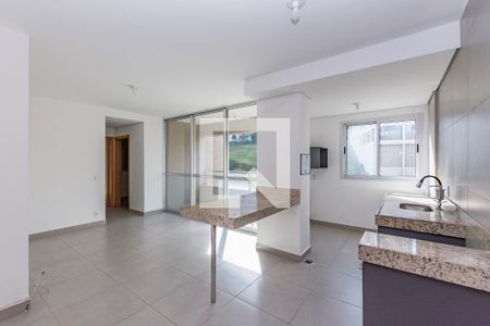 Sala de apartamento à venda com 2 quartos, 68m² em Vila da Serra, Nova Lima