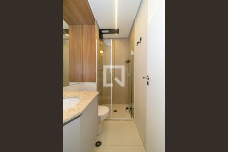 Banheiro do Studio de kitnet/studio à venda com 1 quarto, 29m² em Vila Andrade, São Paulo