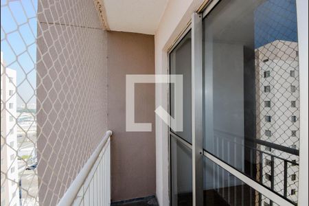 Varanda da Sala de apartamento para alugar com 2 quartos, 51m² em Vila das Bandeiras, Guarulhos