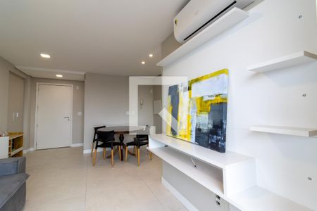 Sala de apartamento à venda com 1 quarto, 52m² em Petrópolis, Porto Alegre