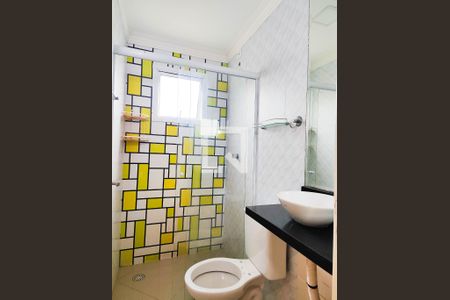Banheiro de apartamento à venda com 2 quartos, 40m² em Parque das Nações, Santo André