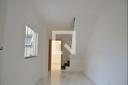 Sala de apartamento para alugar com 1 quarto, 45m² em Vila Homero Thon, Santo André