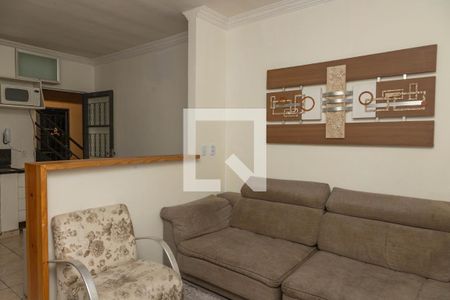 Sala  de apartamento para alugar com 3 quartos, 80m² em Piraporinha, Diadema