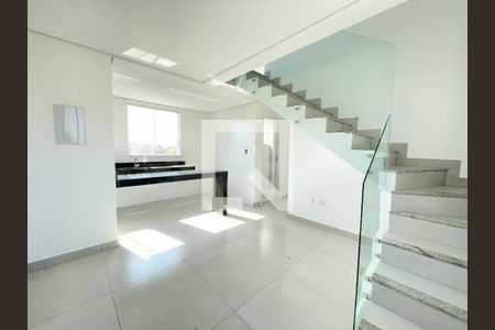 Sala/Cozinha  de apartamento à venda com 2 quartos, 90m² em Planalto, Belo Horizonte