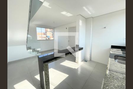 Sala/Cozinha  de apartamento à venda com 2 quartos, 90m² em Planalto, Belo Horizonte