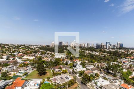 Vista da Sala de apartamento à venda com 1 quarto, 62m² em Melville Empresarial Ii, Barueri