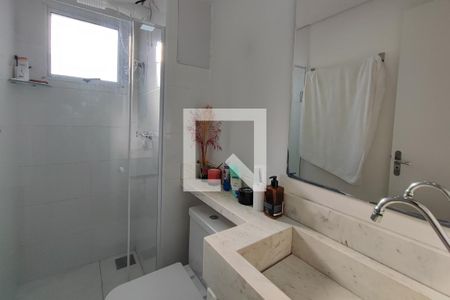 Banheiro Suíte de apartamento à venda com 3 quartos, 74m² em Parque Fazendinha, Campinas