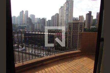 Varanda da Sala de apartamento à venda com 4 quartos, 254m² em Vila Andrade, São Paulo