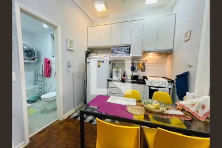 Sala/Cozinha de apartamento à venda com 1 quarto, 40m² em Flamengo, Rio de Janeiro