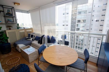 Varanda gourmet de apartamento para alugar com 3 quartos, 110m² em Jardim Vazani, São Paulo