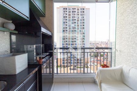 Varanda da sala  de apartamento à venda com 2 quartos, 63m² em City Bussocaba, Osasco