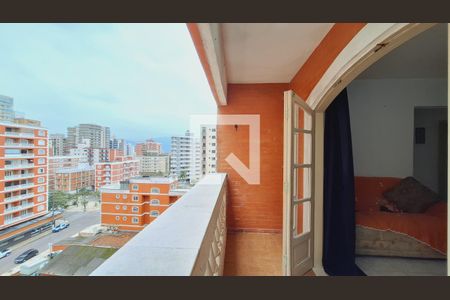 Varanda da Sala de apartamento para alugar com 2 quartos, 82m² em Guilhermina, Praia Grande