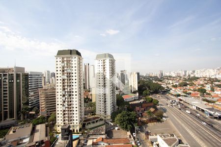 Sala vista de apartamento para alugar com 2 quartos, 67m² em Vila Olímpia, São Paulo