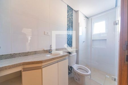 Banheiro Social de apartamento para alugar com 2 quartos, 50m² em Silveira, Santo André