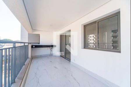 Varanda da Sala de apartamento para alugar com 3 quartos, 82m² em Vila Gilda, Santo André