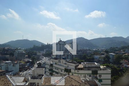 Vista da Varanda de apartamento à venda com 1 quarto, 58m² em Tanque, Rio de Janeiro