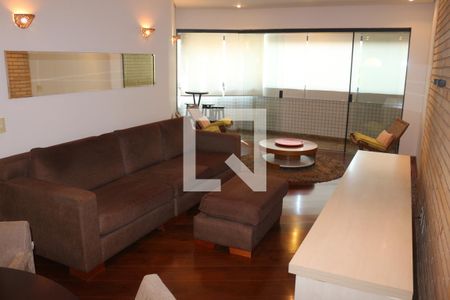 Sala de apartamento para alugar com 3 quartos, 136m² em Barcelona, São Caetano do Sul