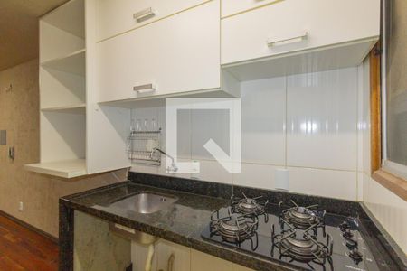 Cozinha - Armários de apartamento à venda com 2 quartos, 42m² em Mato Grande, Canoas