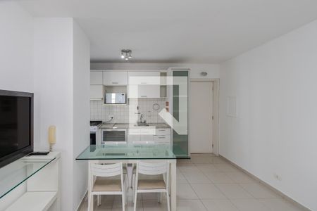 Sala/ Cozinha de apartamento para alugar com 2 quartos, 50m² em Campo Belo, São Paulo