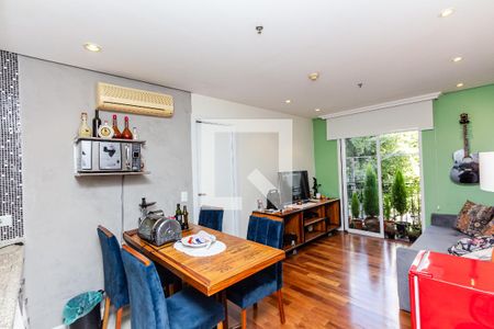 Sala/Cozinha de apartamento para alugar com 1 quarto, 43m² em Itaim Bibi, São Paulo