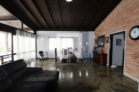 Sala de casa para alugar com 5 quartos, 350m² em Loteamento João Batista Julião, Guarujá