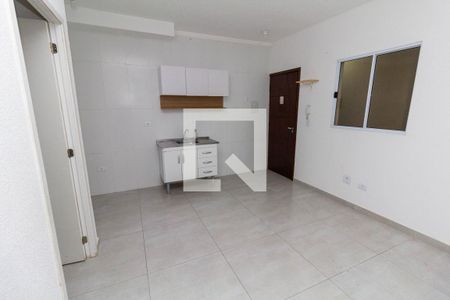 Sala e Cozinha de apartamento para alugar com 1 quarto, 34m² em Parque Paineiras, São Paulo