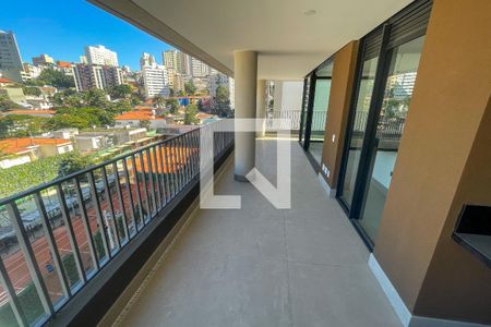 Varanda da Sala de apartamento à venda com 3 quartos, 220m² em Sumaré, São Paulo