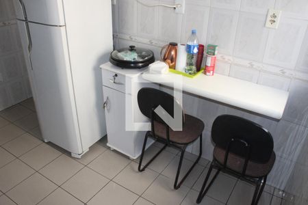 Cozinha de apartamento para alugar com 1 quarto, 42m² em Itararé, São Vicente