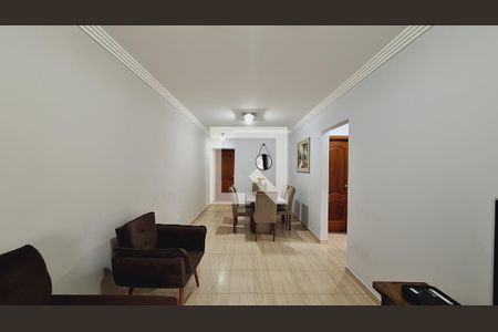 Sala de apartamento para alugar com 3 quartos, 99m² em Canto do Forte, Praia Grande