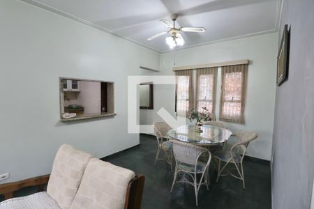 Sala de apartamento para alugar com 2 quartos, 80m² em Jardim Tejereba, Guarujá