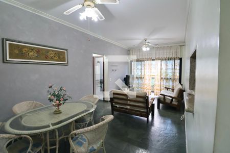 Sala de apartamento para alugar com 2 quartos, 80m² em Jardim Tejereba, Guarujá