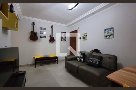 Sala de apartamento à venda com 2 quartos, 65m² em Vila Eldizia, Santo André