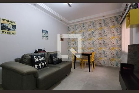 Sala de apartamento à venda com 2 quartos, 65m² em Vila Eldizia, Santo André