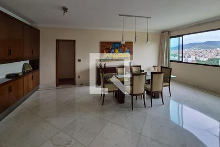 Sala de apartamento à venda com 4 quartos, 185m² em Luxemburgo, Belo Horizonte