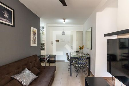 Sala de apartamento à venda com 1 quarto, 44m² em Vila Buarque, São Paulo