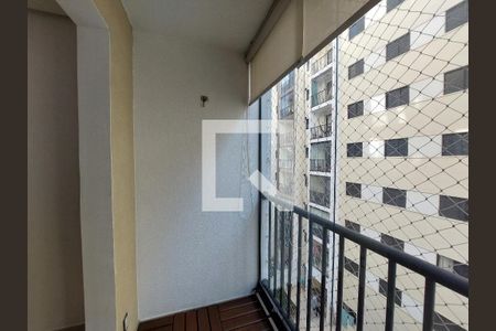 Varanda da Sala de apartamento para alugar com 2 quartos, 50m² em Campininha, São Paulo