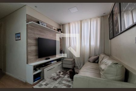 Sala de apartamento para alugar com 2 quartos, 50m² em Vila Homero Thon, Santo André