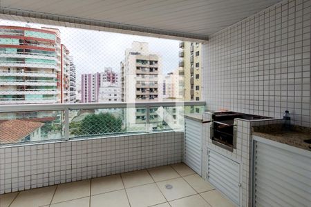Varanda Sala de apartamento para alugar com 2 quartos, 86m² em Guilhermina, Praia Grande