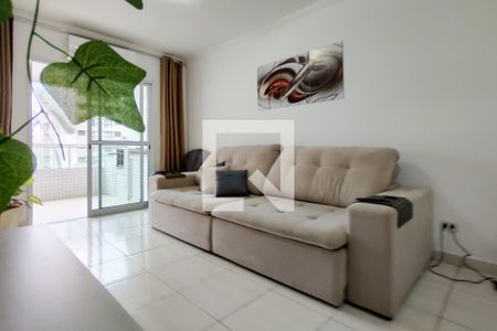 Sala de apartamento para alugar com 2 quartos, 86m² em Guilhermina, Praia Grande