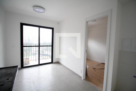 Sala/Cozinha de kitnet/studio para alugar com 1 quarto, 27m² em Pinheiros, São Paulo