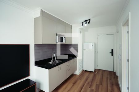 Sala e Cozinha de kitnet/studio para alugar com 1 quarto, 23m² em Sacoma, São Paulo