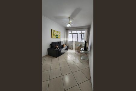 Detalhe Sala de apartamento para alugar com 1 quarto, 59m² em Boqueirão, Santos