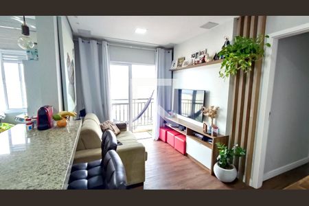 Sala de apartamento à venda com 2 quartos, 48m² em Parque Eloy Chaves, Jundiaí