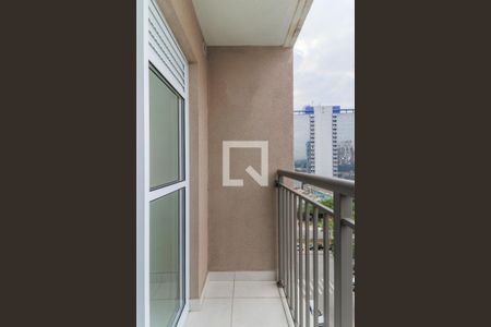 Varanda da Sala de apartamento para alugar com 1 quarto, 39m² em Jardim Caravelas, São Paulo